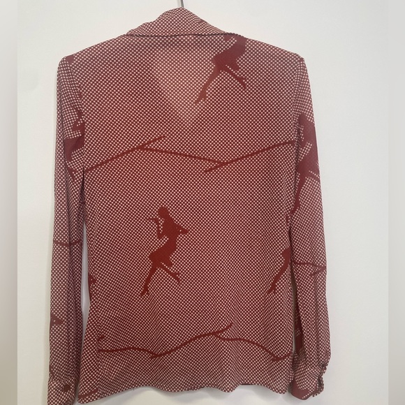 WHITE‎ STAG Vintage Blouse - RARE - Picture 5 of 6